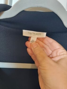 Talbots Black Airknit Pullover